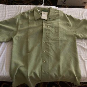 Sage Green Men's Shirt (L/G), Brand: Cutter & Buck
